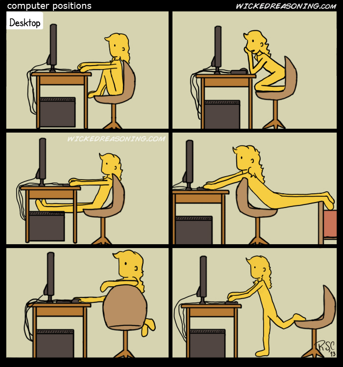 109 computer positions - desktop comic wicked reasoning