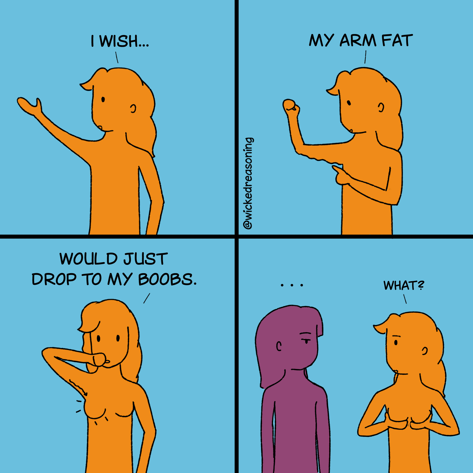 boob fat body positivity girl problems wicked reasoning