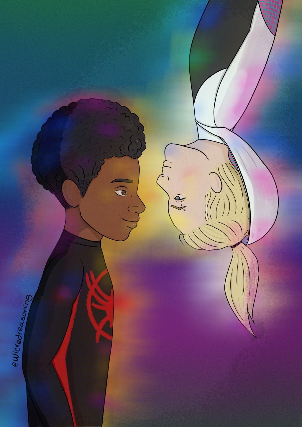 Miles & Gwen (Spiderverse&nbsp;fanart)